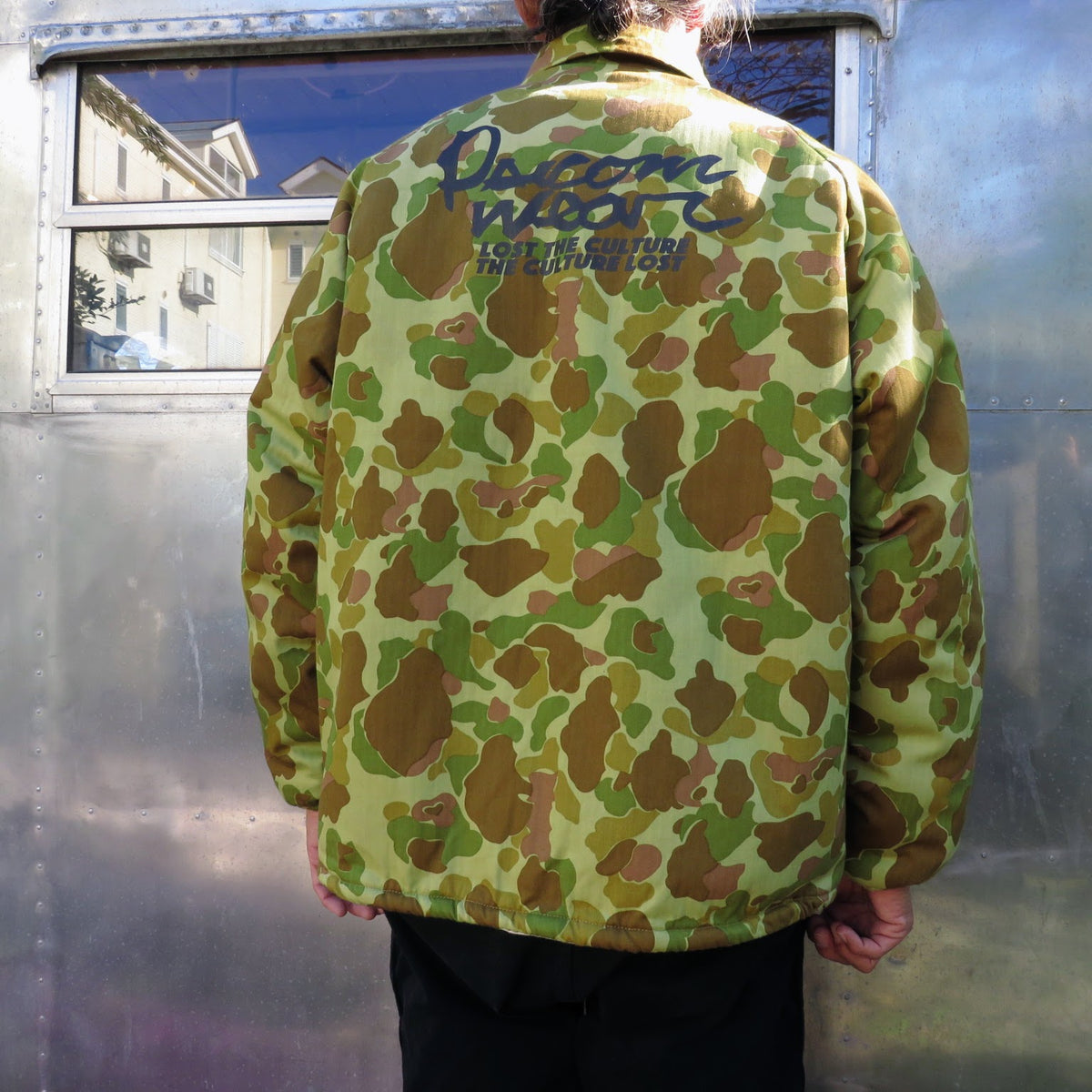 3J1195/未使用品 Psicom DUCKHUNTER CAMO COACH JKT サイコム ボア