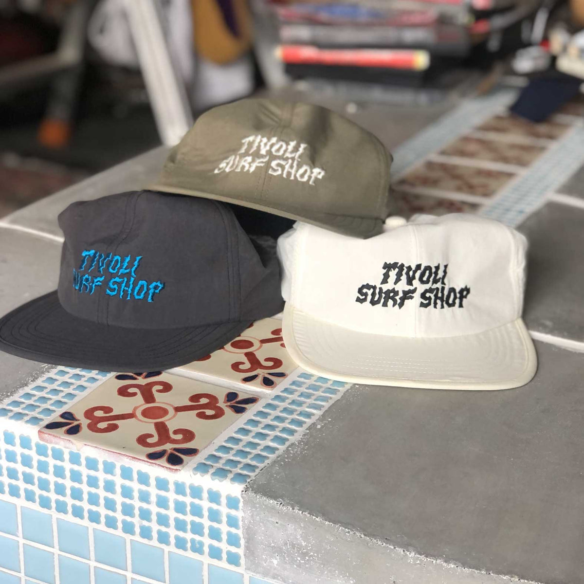 専門店 psicom LAME CAP KHAKI チボリ限定 カーキ キャップ - 帽子